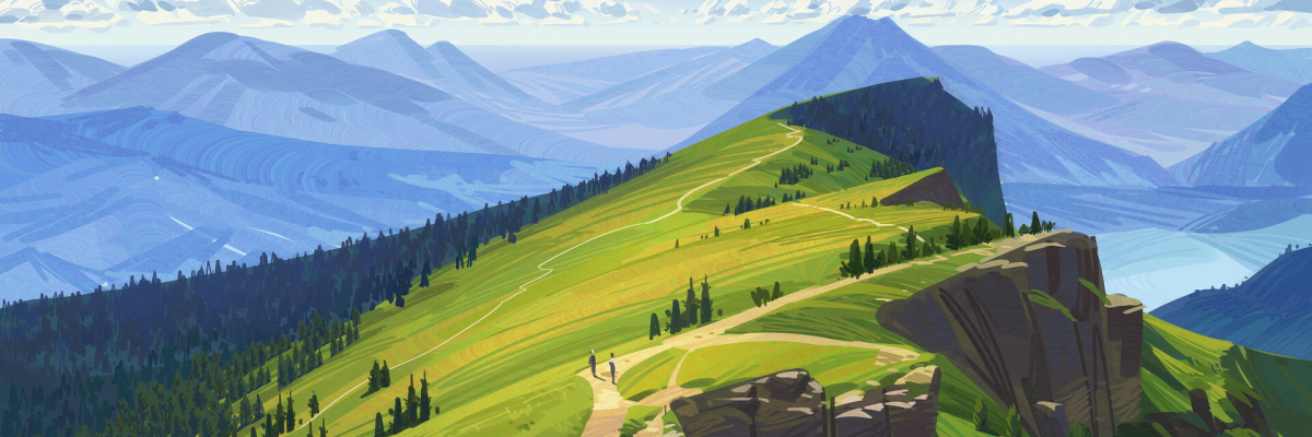 1200x400 Artistic Green Landscape HD 1200x400 Resolution Wallpaper, HD Artist 4K Wallpapers ...