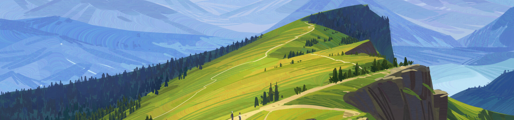 1644x384 Resolution Artistic Green Landscape HD 1644x384 Resolution Wallpaper - Wallpapers Den