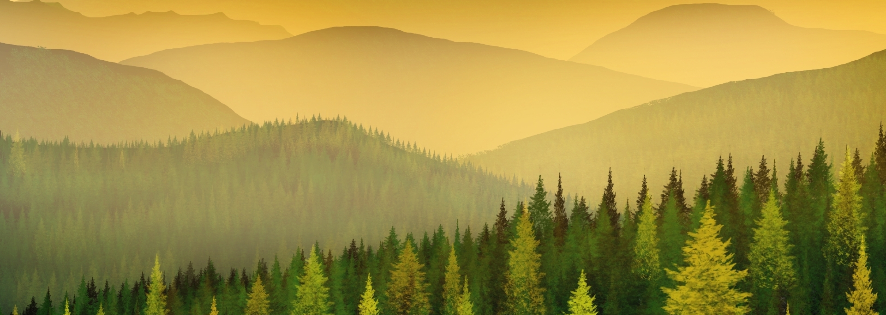 3040x1080 Resolution Artistic Mountain HD Greenery Art 3040x1080 Resolution Wallpaper...