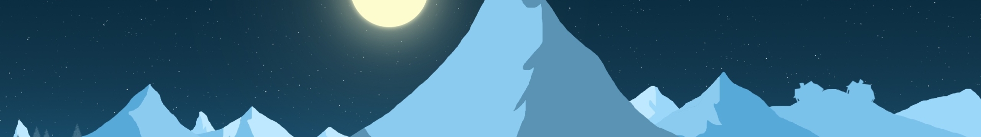 2000x280 Resolution Artistic Mountain HD Moon 2023 Art 2000x280 Resolution Wallpaper...
