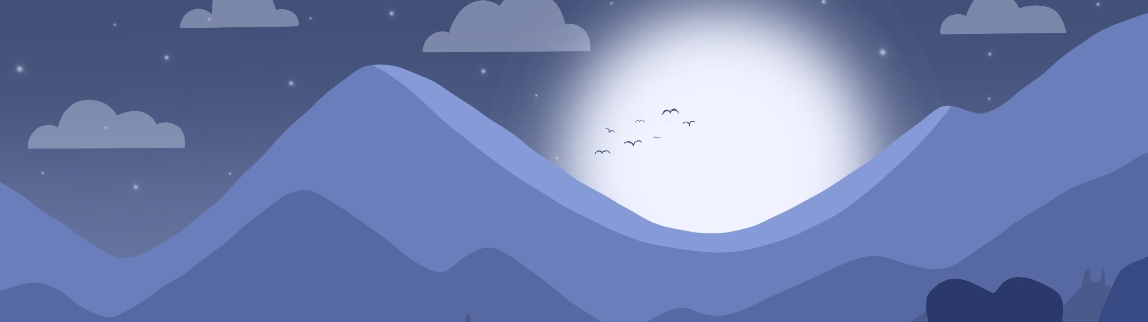 3840x1080 Resolution Artistic Mountain HD Moon Digital Art 3840x1080 Resolution Wallpaper...