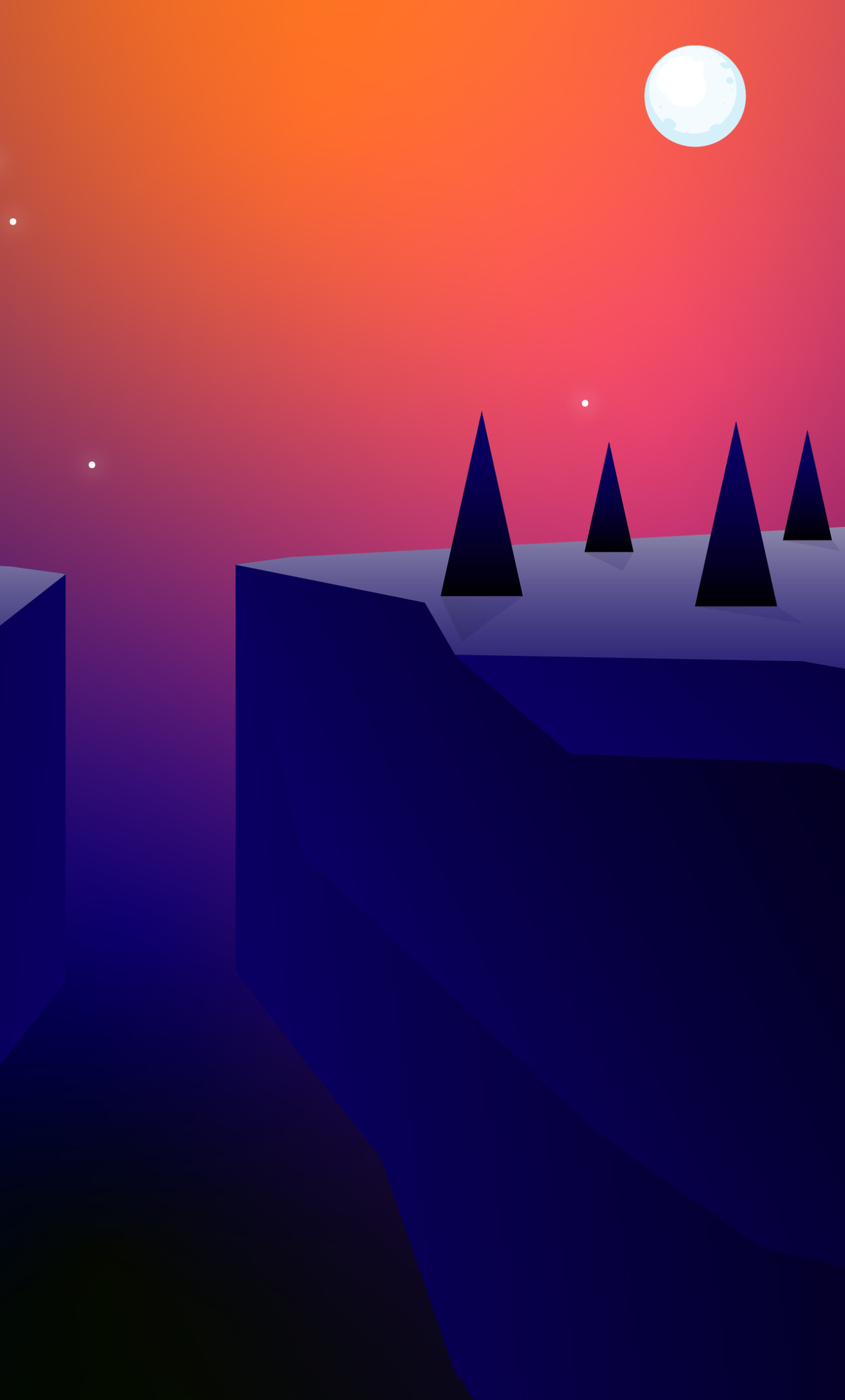 1280x2120 Resolution Artistic Night 4k Forest Minimal iPhone 6 plus Wallpaper - Wallpapers Den