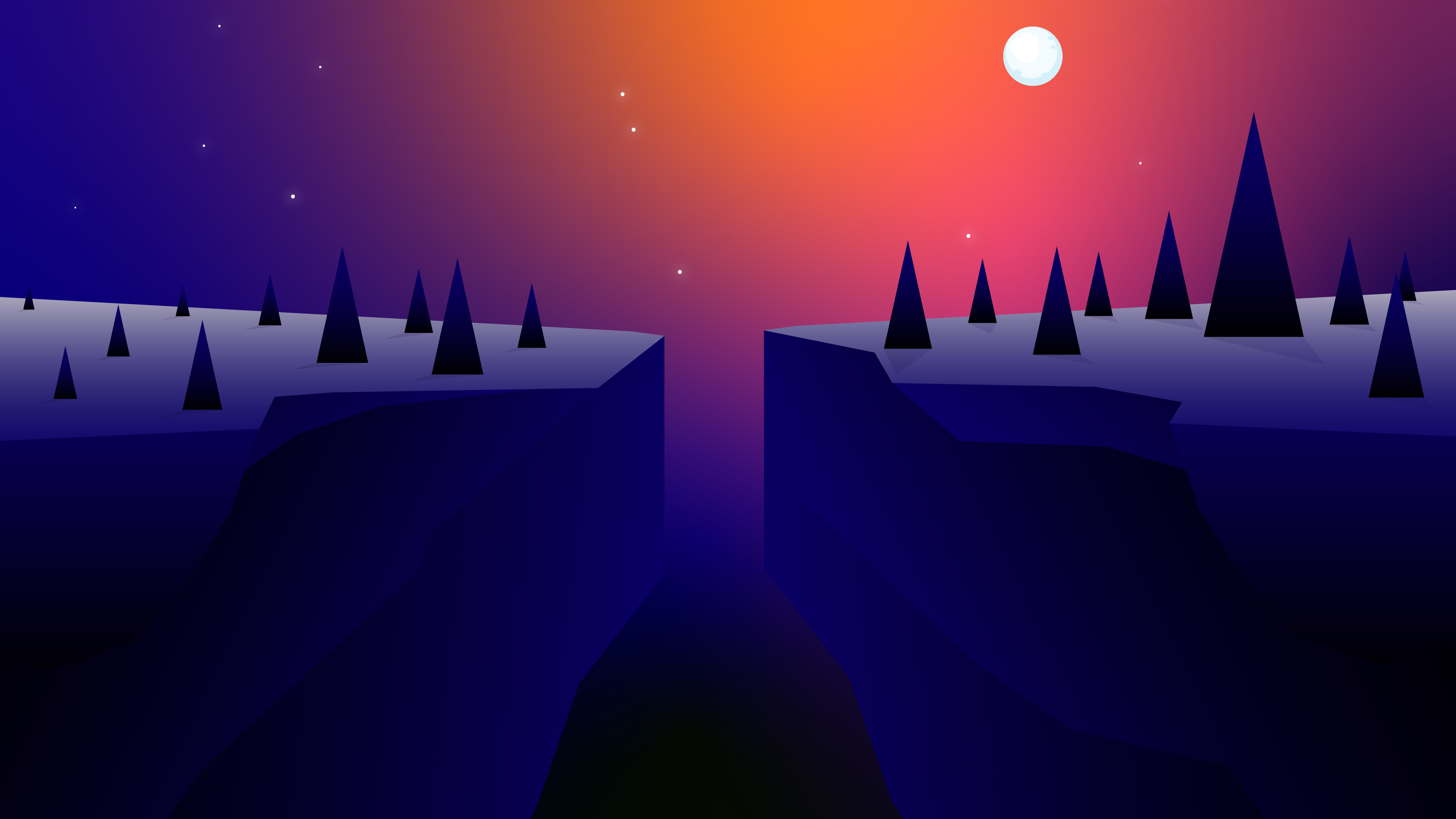 Artistic Night 4k Forest Minimal Wallpaper, HD Artist 4K Wallpapers, Images and Background ...