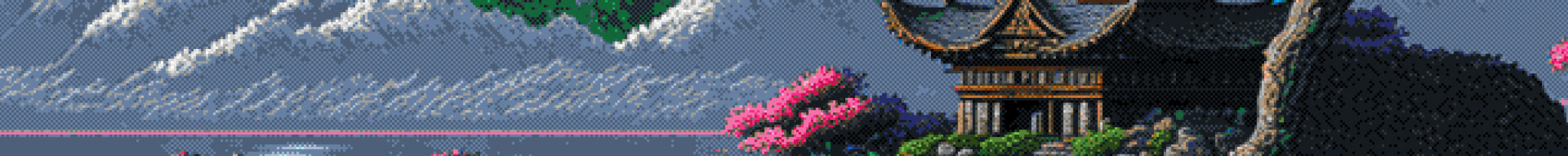 2048x204 Resolution Artistic Pixel Art Fantasy Town 2048x204 Resolution Wallpaper - Wallpapers Den
