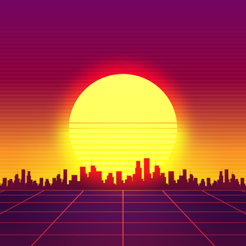 500x500 Resolution Artistic Retro Wave 4k 500x500 Resolution Wallpaper - Wallpapers Den