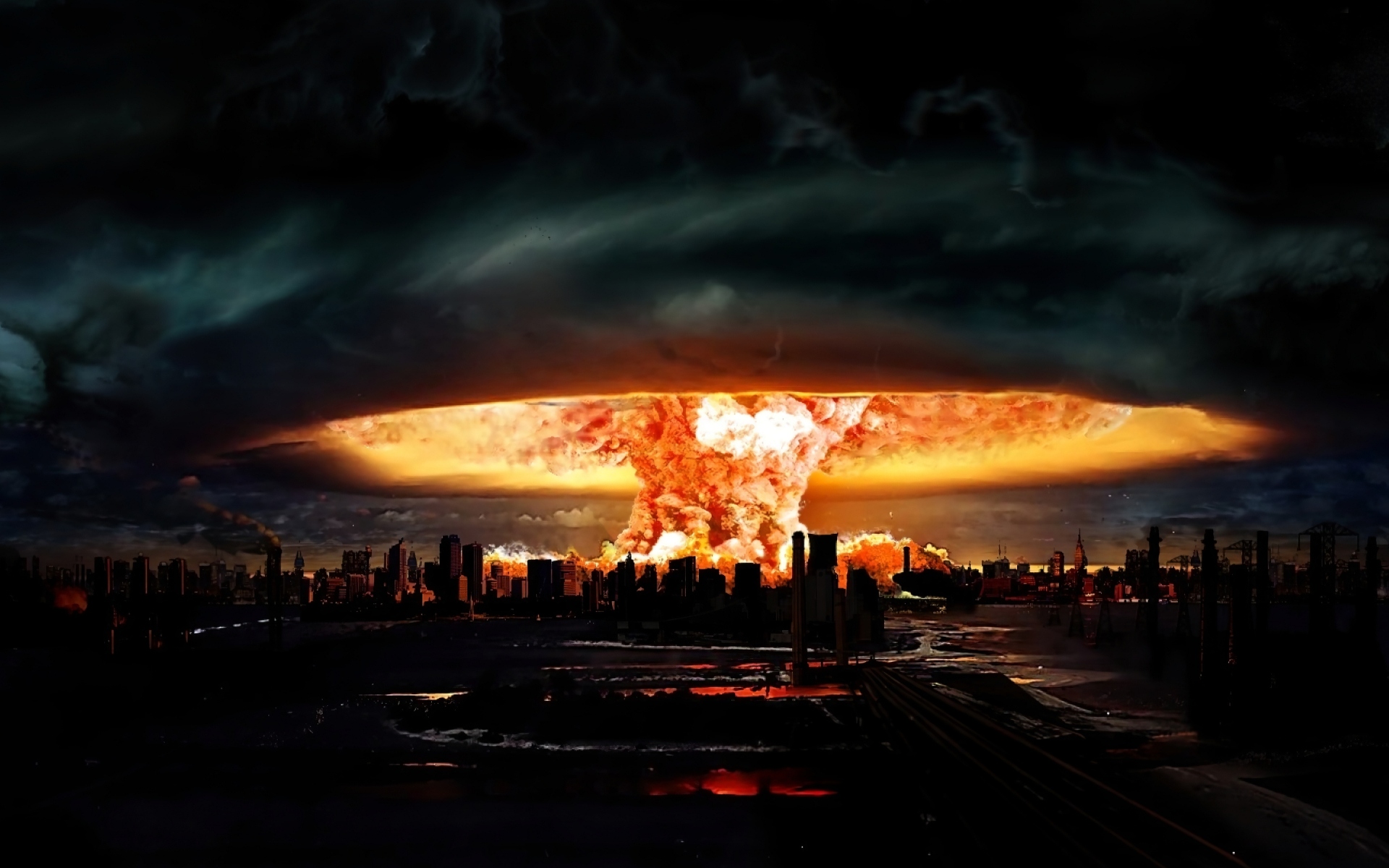 1920x1200 Resolution Atomic Cityscape 1200P Wallpaper - Wallpapers Den