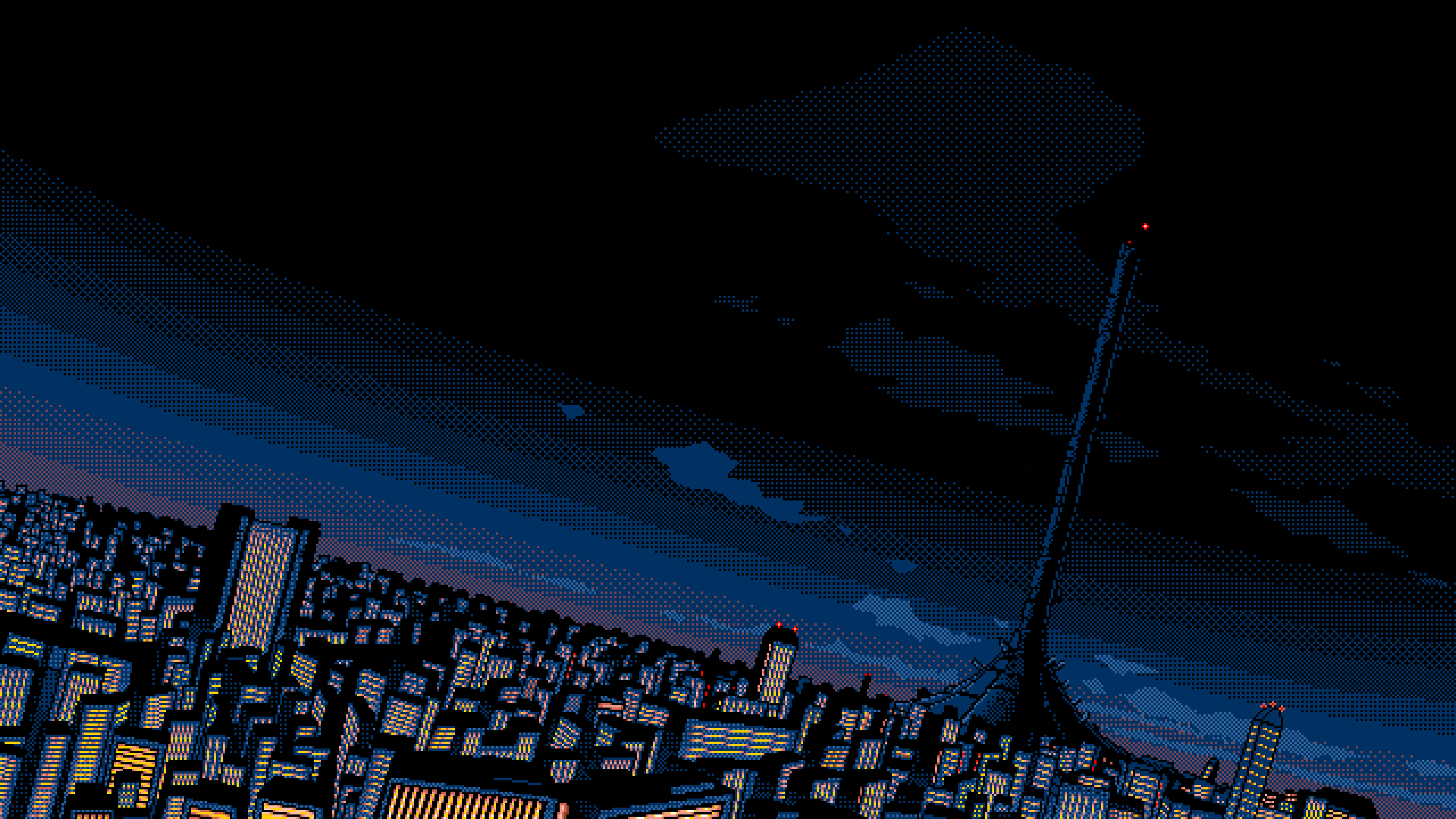 2560x1440 Resolution Building Artistic Pixel Art 1440P Resolution Wallpaper - Wallpapers Den
