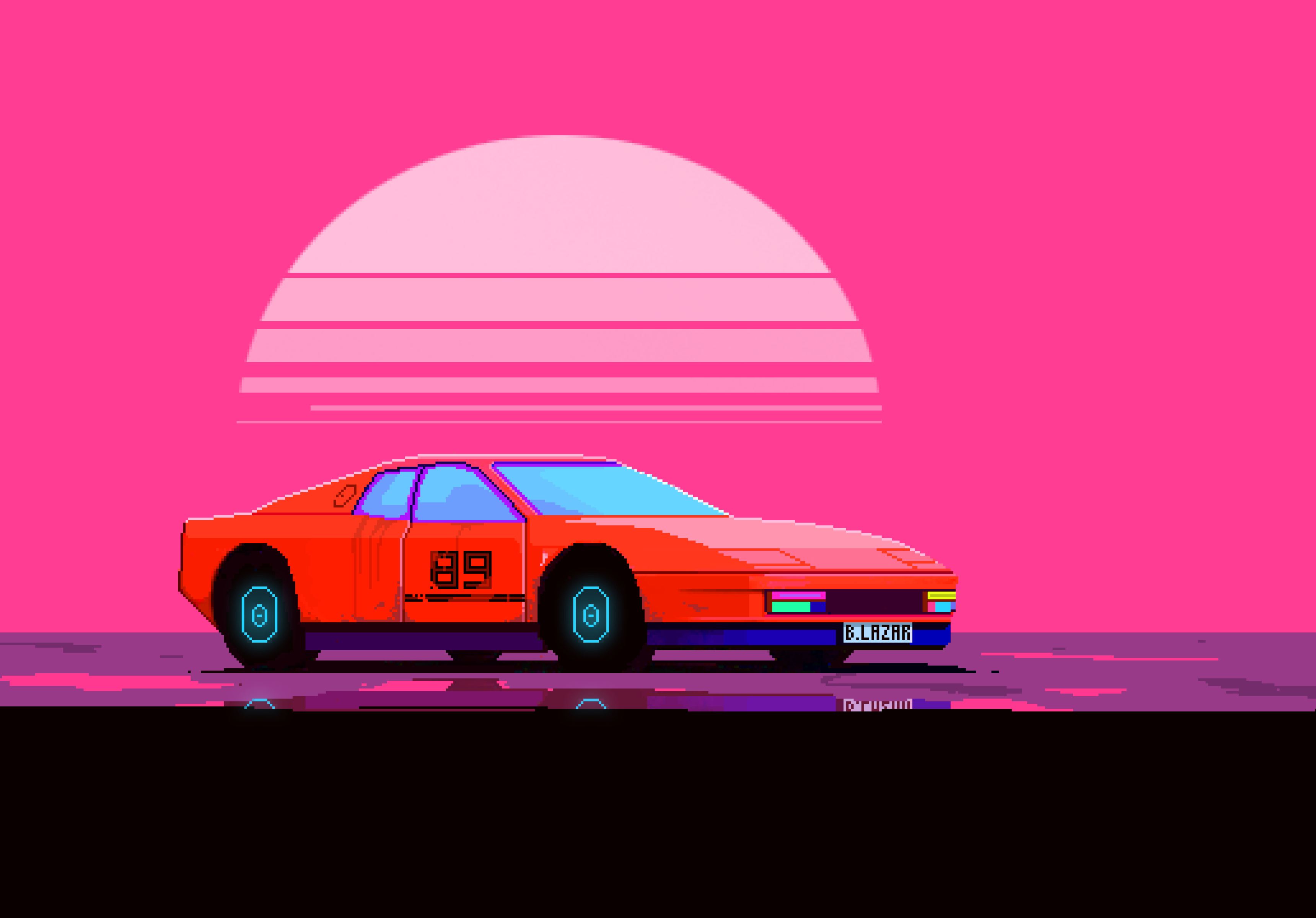 3440x2400 Resolution Car Pixel Art 3440x2400 Resolution Wallpaper - Wallpapers Den
