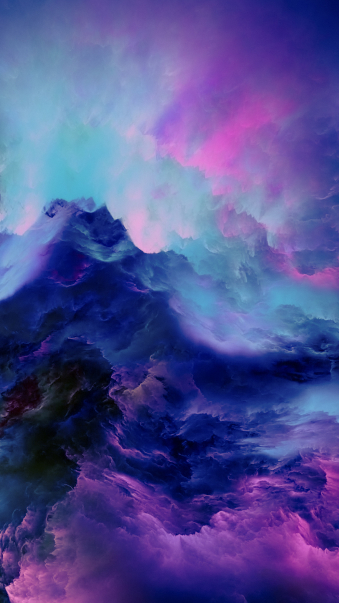 1080x1920 Resolution Colorful Clouds Abstract 4K Iphone 7, 6s, 6 Plus and Pixel XL ,One Plus 3 ...