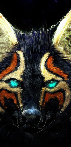 236x486 Resolution Colorful Fox Artwork 236x486 Resolution Wallpaper - Wallpapers Den