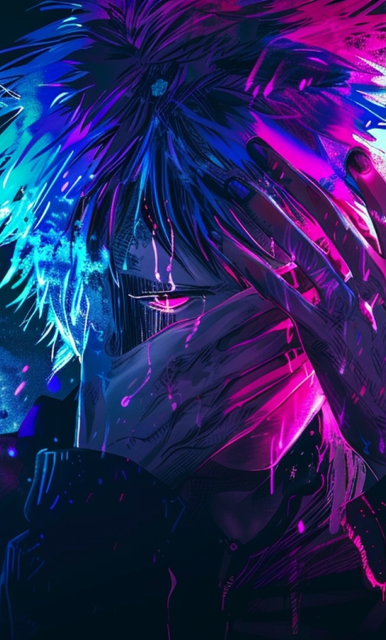 1280x2120 Resolution Cool Neon Cosmos Art IPhone 6 Plus Wallpaper - Wallpapers Den