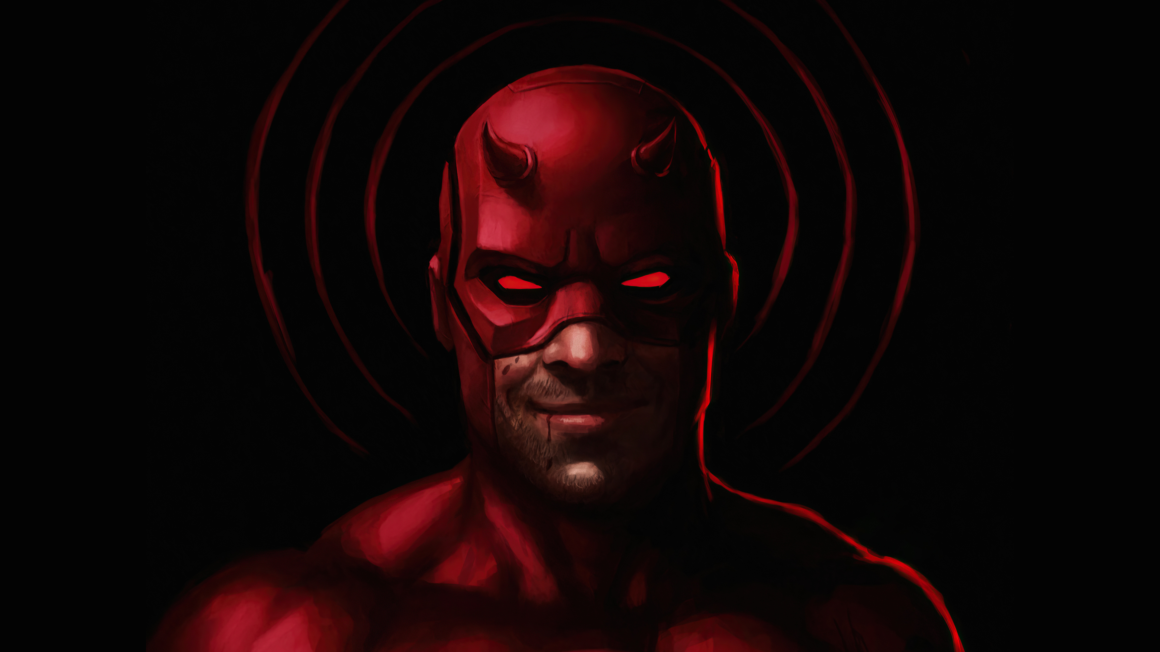 3840x4320 Resolution Daredevil 4K Cool Minimal 3840x4320 Resolution Wallpaper - Wallpapers Den