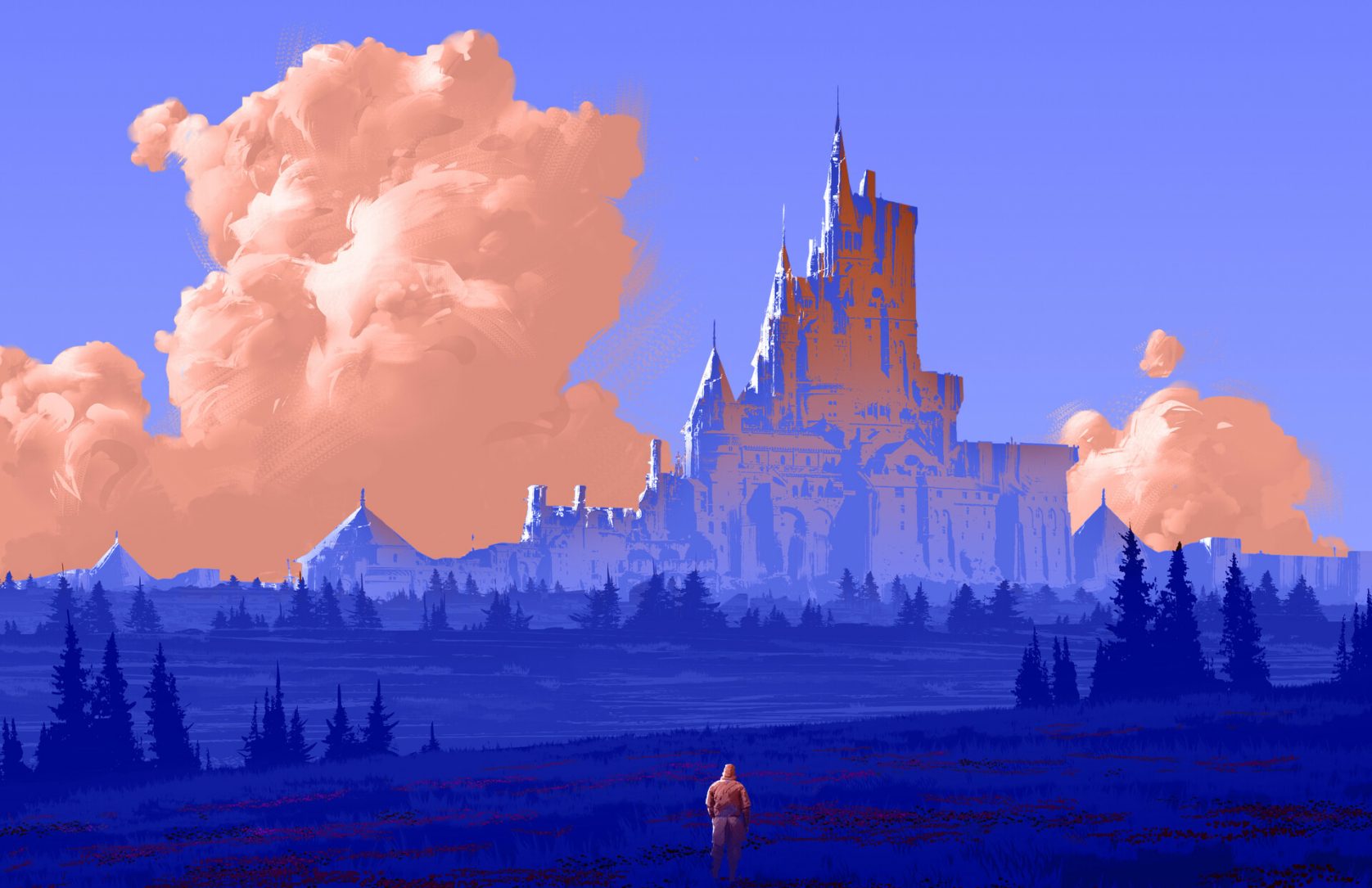 1676x1085 Fantasy Castle HD Alone 1676x1085 Resolution Wallpaper, HD Fantasy 4K Wallpapers ...
