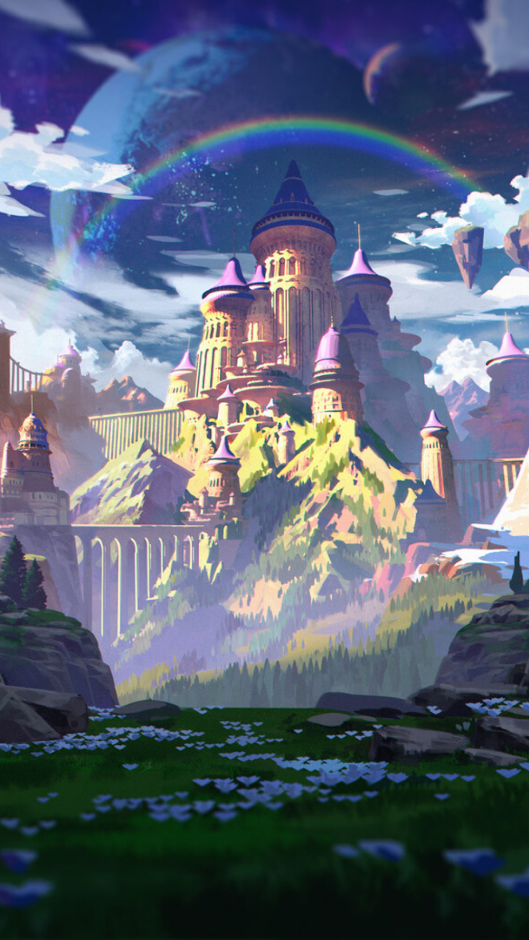 1082x1920 Fantasy Castle HD Landscape Art 1082x1920 Resolution Wallpaper, HD Artist 4K ...