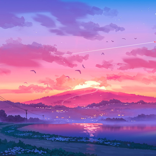 500x500 Resolution Landscape Pixel Art 500x500 Resolution Wallpaper - Wallpapers Den