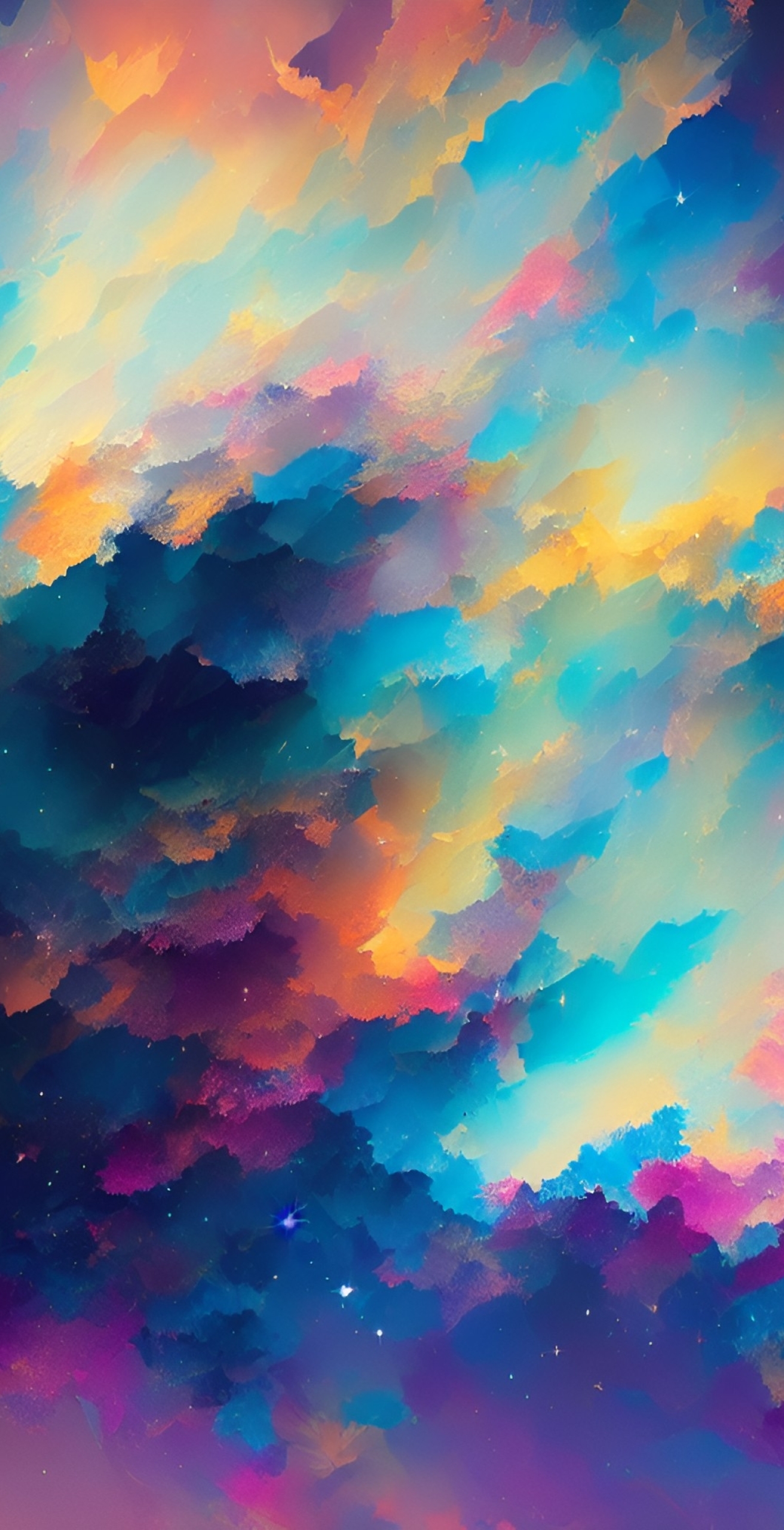 1312x2560 Resolution Midnight Aura HD AI Art 1312x2560 Resolution Wallpaper - Wallpapers Den