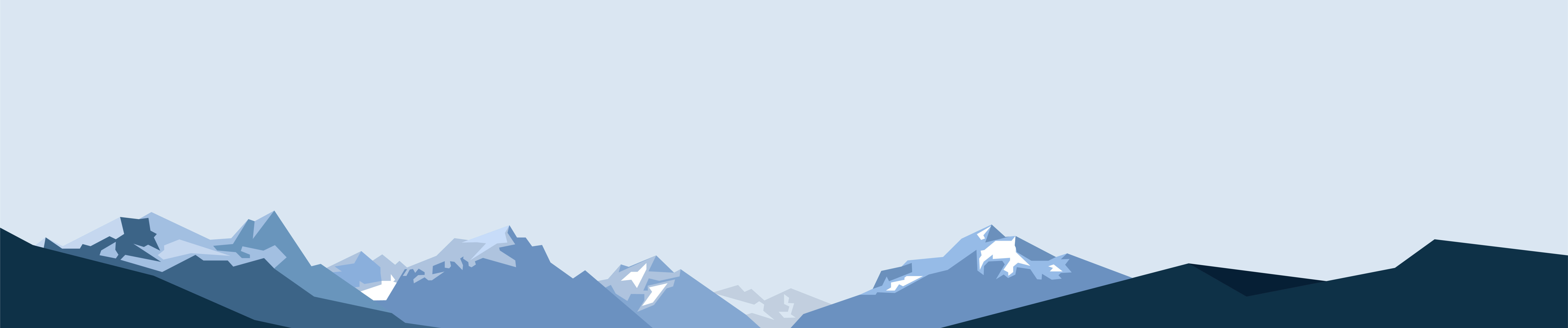 6880x1440 Resolution Minimalist Blue Mountains 6880x1440 Resolution Wallpaper - Wallpapers Den