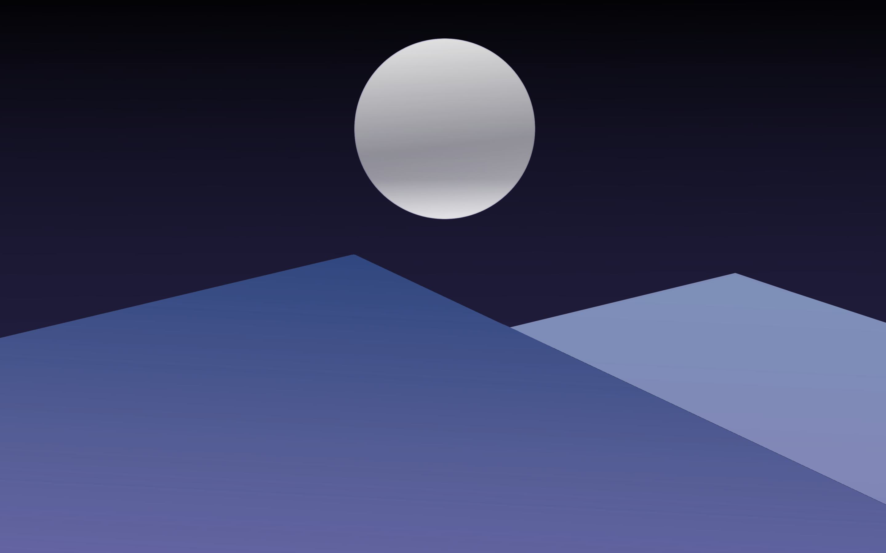 2880x1800 Resolution Minimalist Desert Blue Night Macbook Pro Retina Wallpaper - Wallpapers Den
