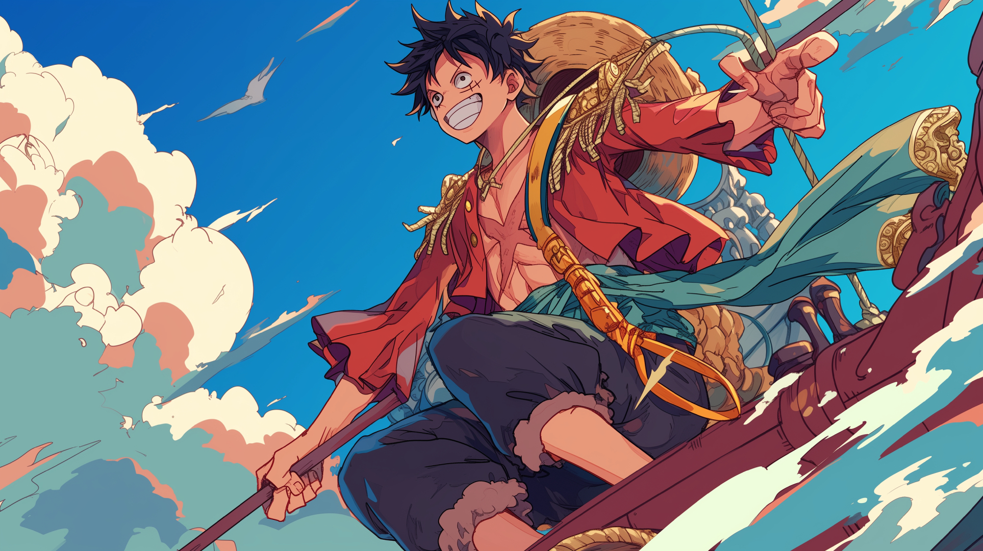 4000x3040 Resolution Monkey D. Luffy Adventure Digital 4000x3040 Resolution Wallpaper...