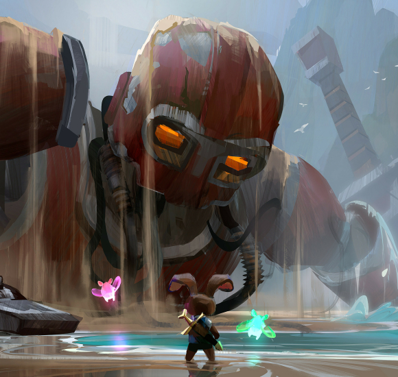 580x550 Resolution Robot Slayer 4K Digital Art 580x550 Resolution Wallpaper - Wallpapers Den