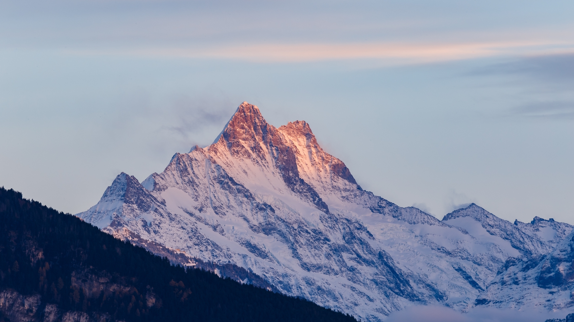 1920x1080 Resolution Snow Mountains 1080P Laptop Full HD Wallpaper - Wallpapers Den