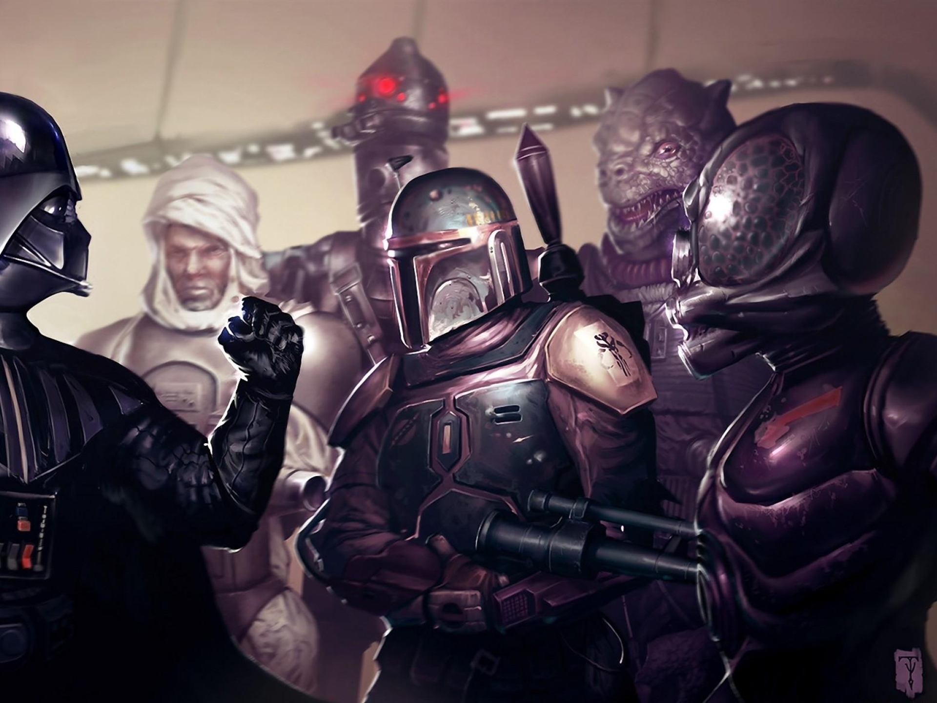1920x1440 Resolution Star Wars, Darth Vader, Boba Fett 1920x1440 Resolution Wallpaper ...