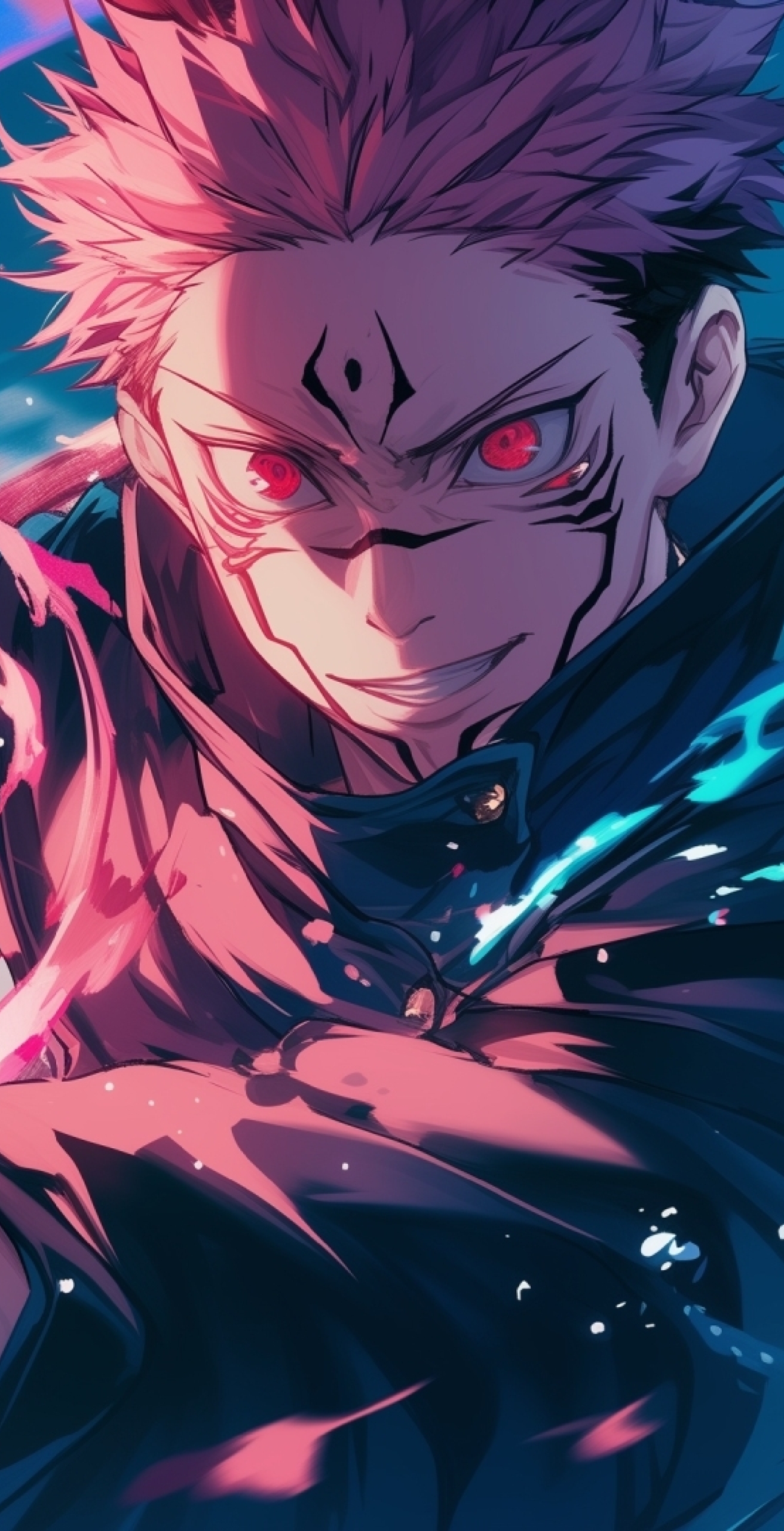 1312x2560 Resolution Sukuna Digital Art Of Jujutsu Kaisen 1312x2560 Resolution Wallpaper...