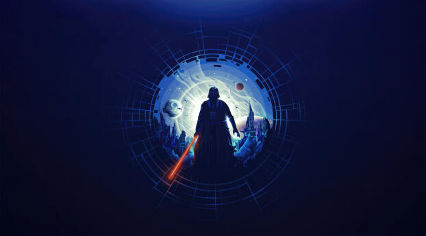 236x486 Resolution Minimal Darth Vader HD Sci Fi Star Wars 236x486 Resolution Wallpaper...