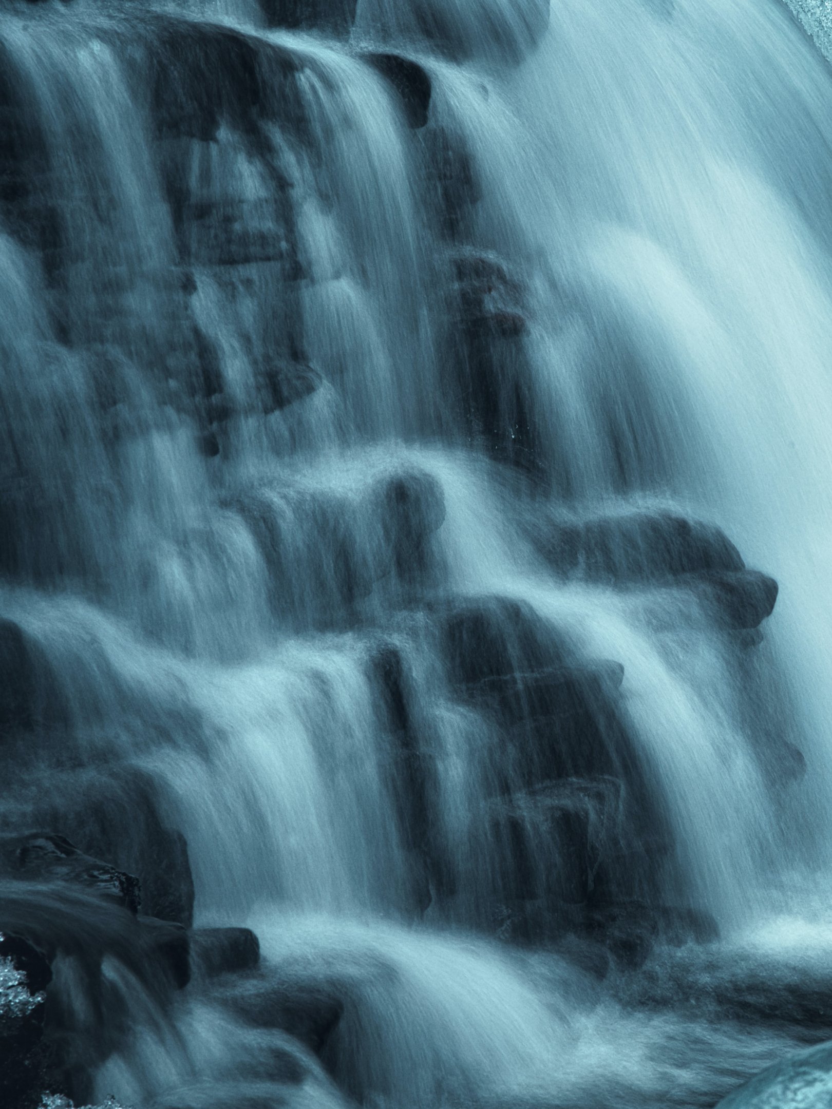 Waterfall, River, Dark Wallpaper 1620x2160 IPad 10.2 (2019) 7