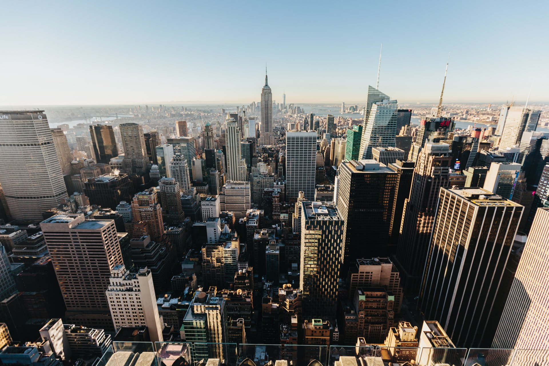 Download Horizon Empire State Building Cityscape Skyscraper Building USA City Man Made New York ...