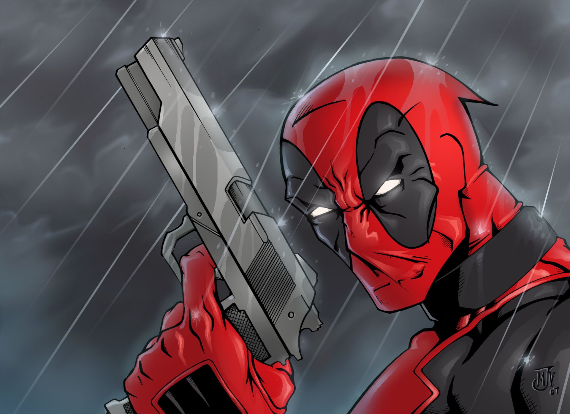 Deadpool HD Wallpaper: Bold Comic Hero In Action