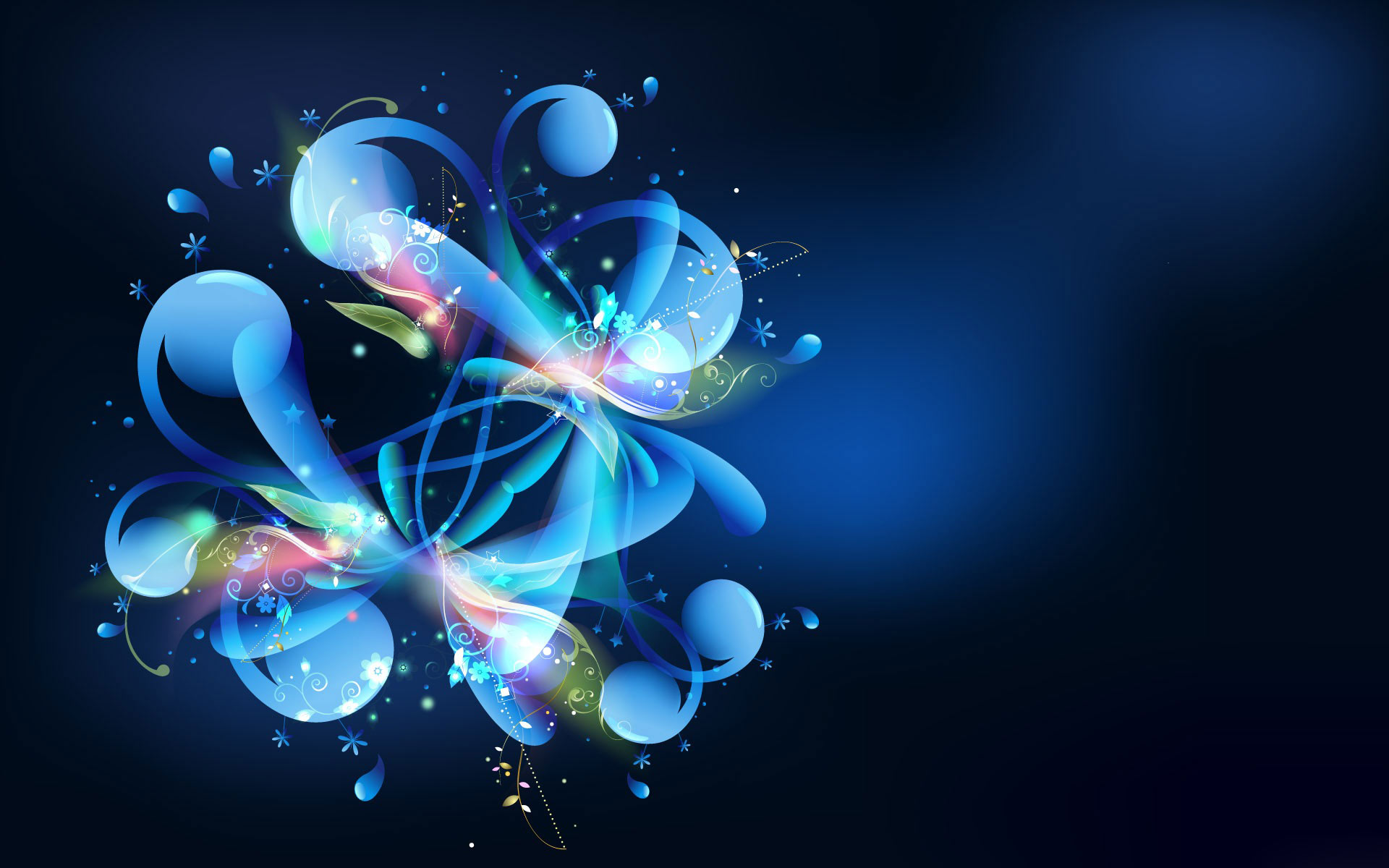 Blue Flower Wallpaper - Cynthia-selahblue (cynti19) Wallpaper (25197789) - Fanpop