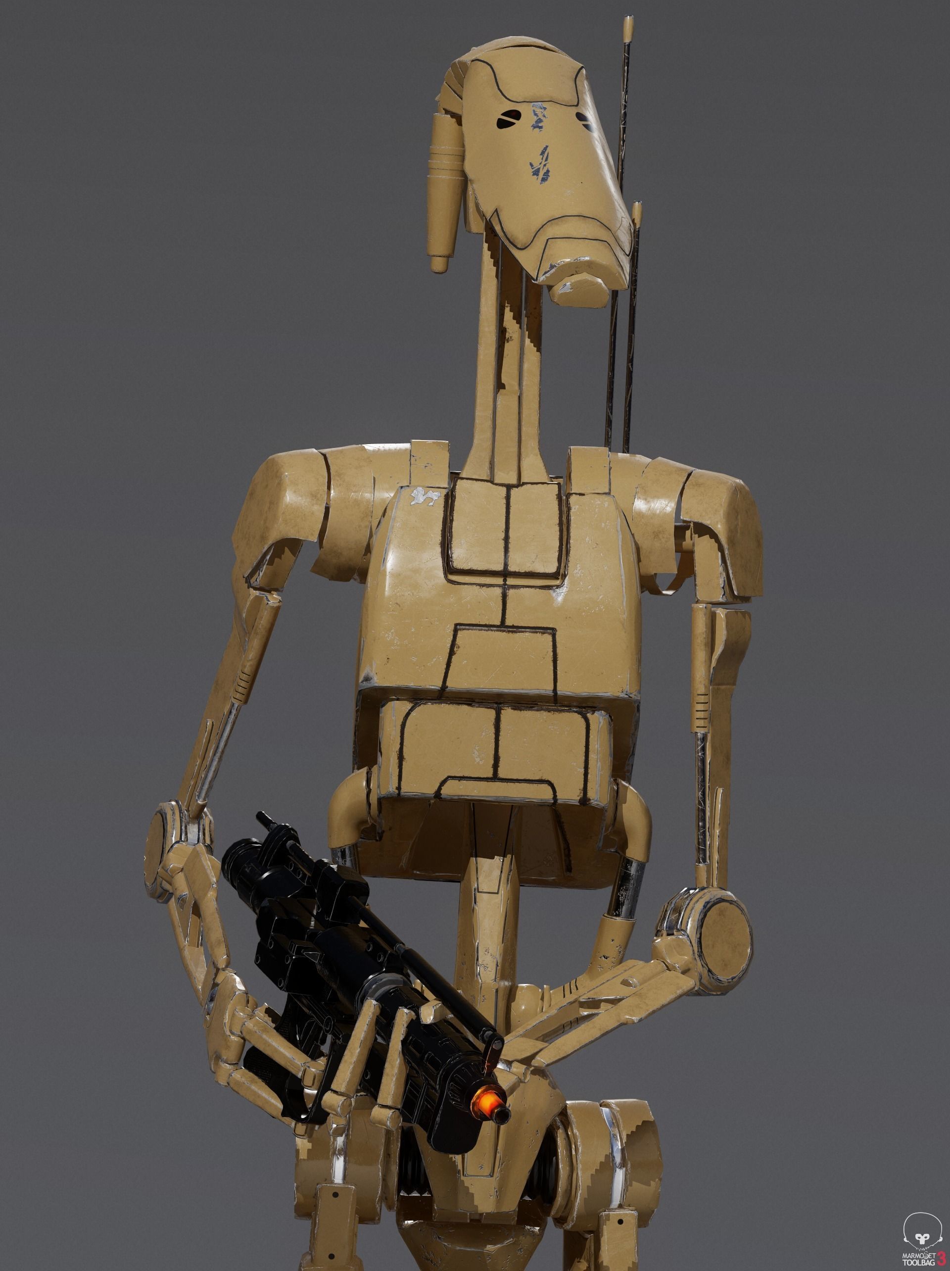 3D Model B1 Battle Droid 3D Model VR / AR / Low-poly | CGTrader