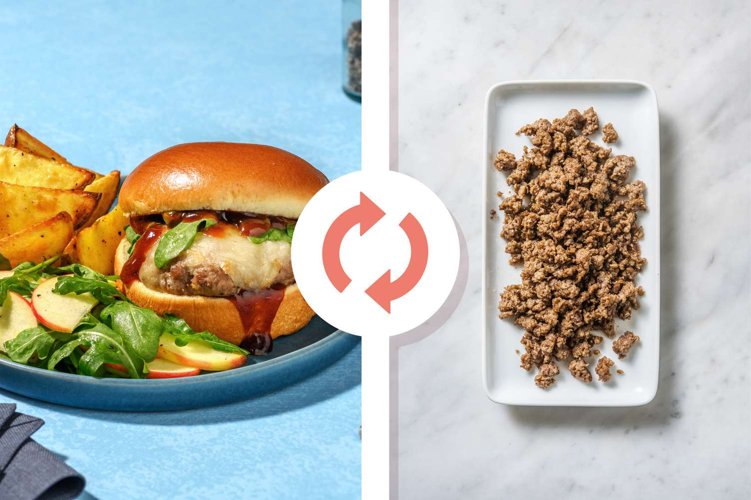 Cheesy BBQ Beef Burger Recipe| HelloFresh