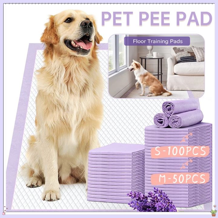 Dog Pee Pad Pet Wee Wee Training Pads Absorbent Pet Diaper Mat Potty Pad Pet Toilet Sheet Lapik ...