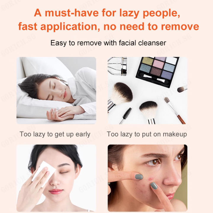 Jiketai Five Vitamin C Tone-up Cream Vitamin C Whitening Face Cream Brightening Moisturizing ...