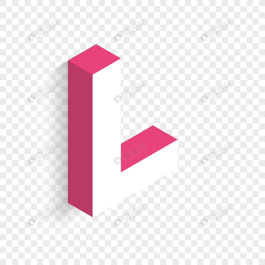 Stereo English Letter L, Creative English Words., Letter, 26 English Letters PNG Image And...