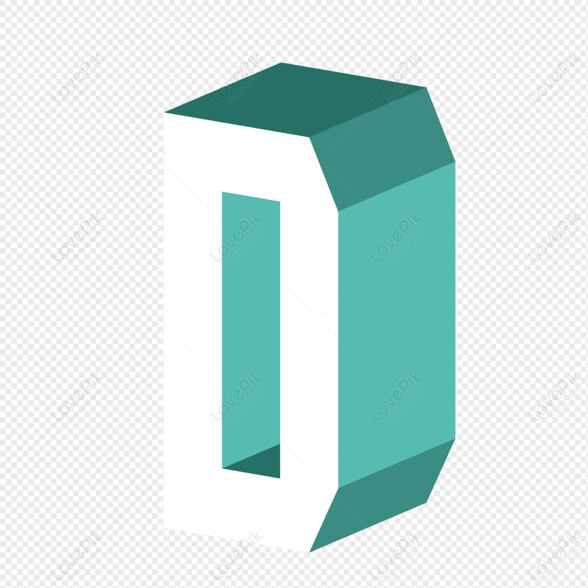 Stereo English Letter D, Art Letter, Isometric Letter, Light Sculpture PNG Image And Clipart...