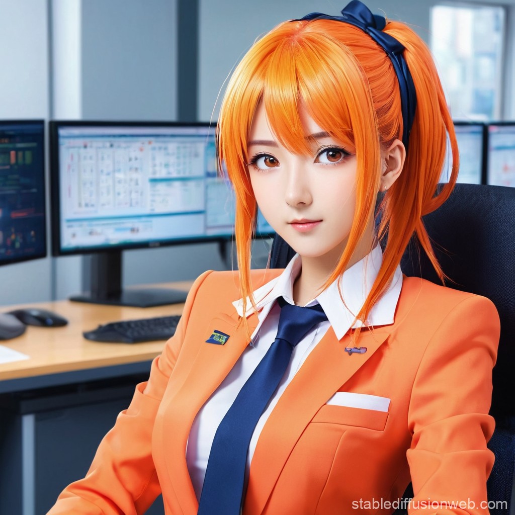 Woman Resisting Job Deprivation By AI | Stable Diffusion Online
