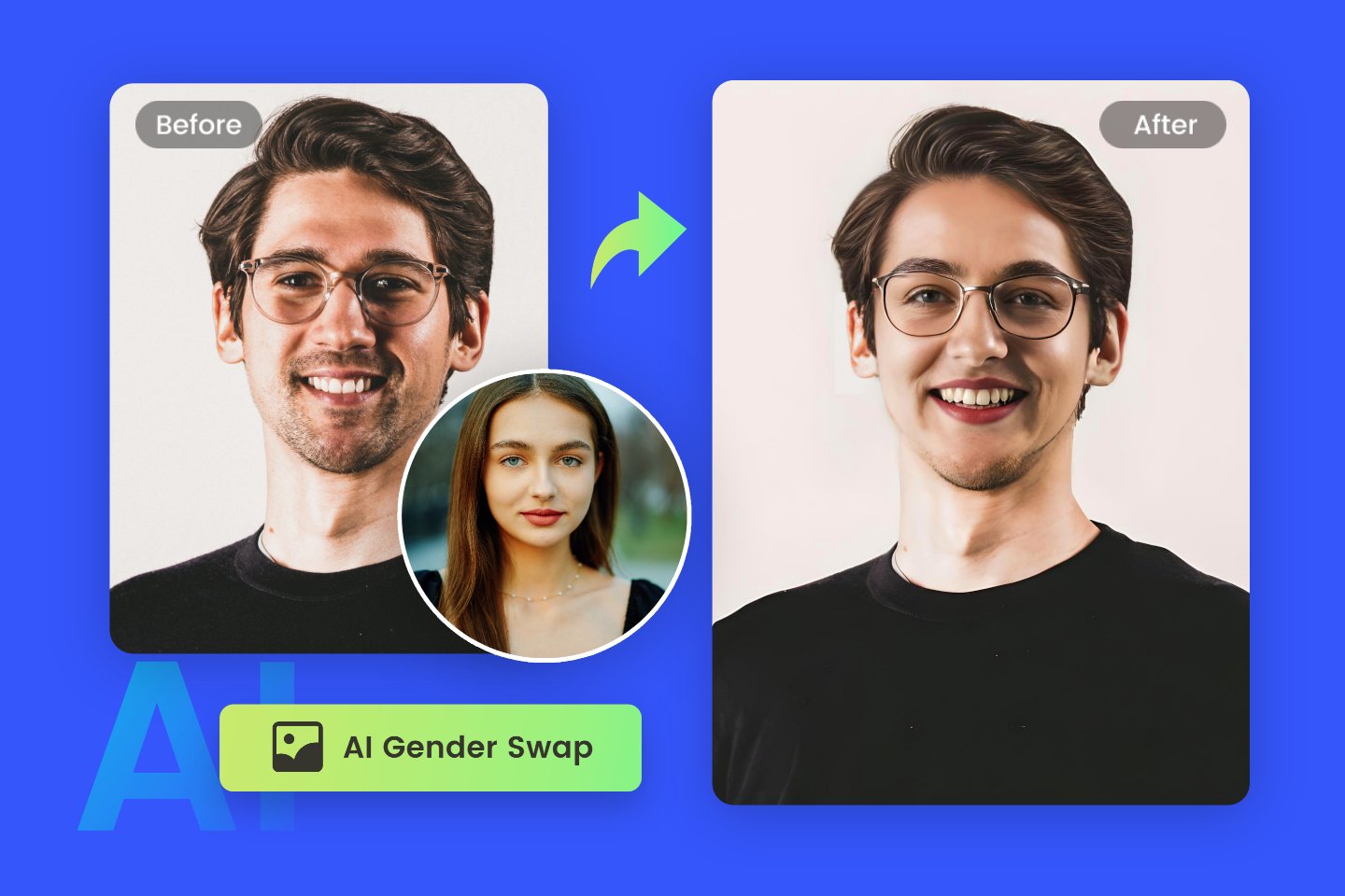 Gender Swap: Swap Gender To Discover Another You With AI | Fotor
