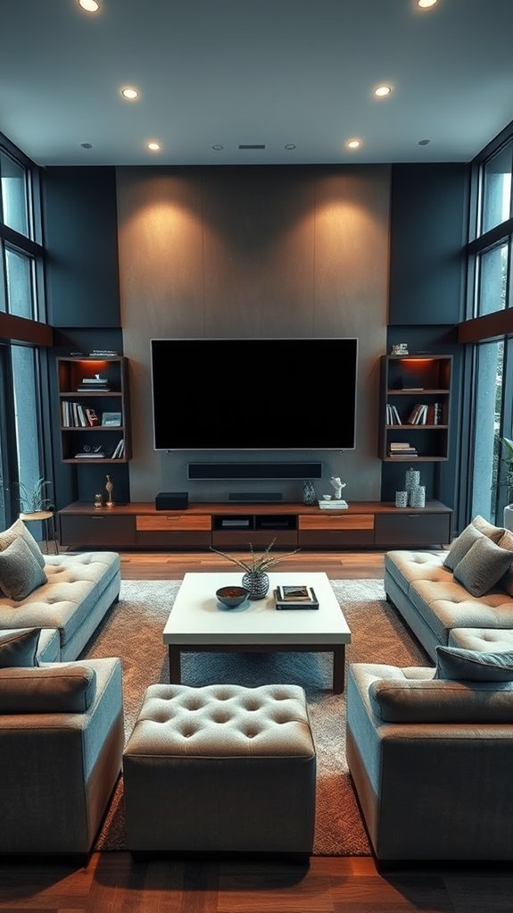 30 Big TV Living Room Ideas for an Ultimate Entertainment Experience