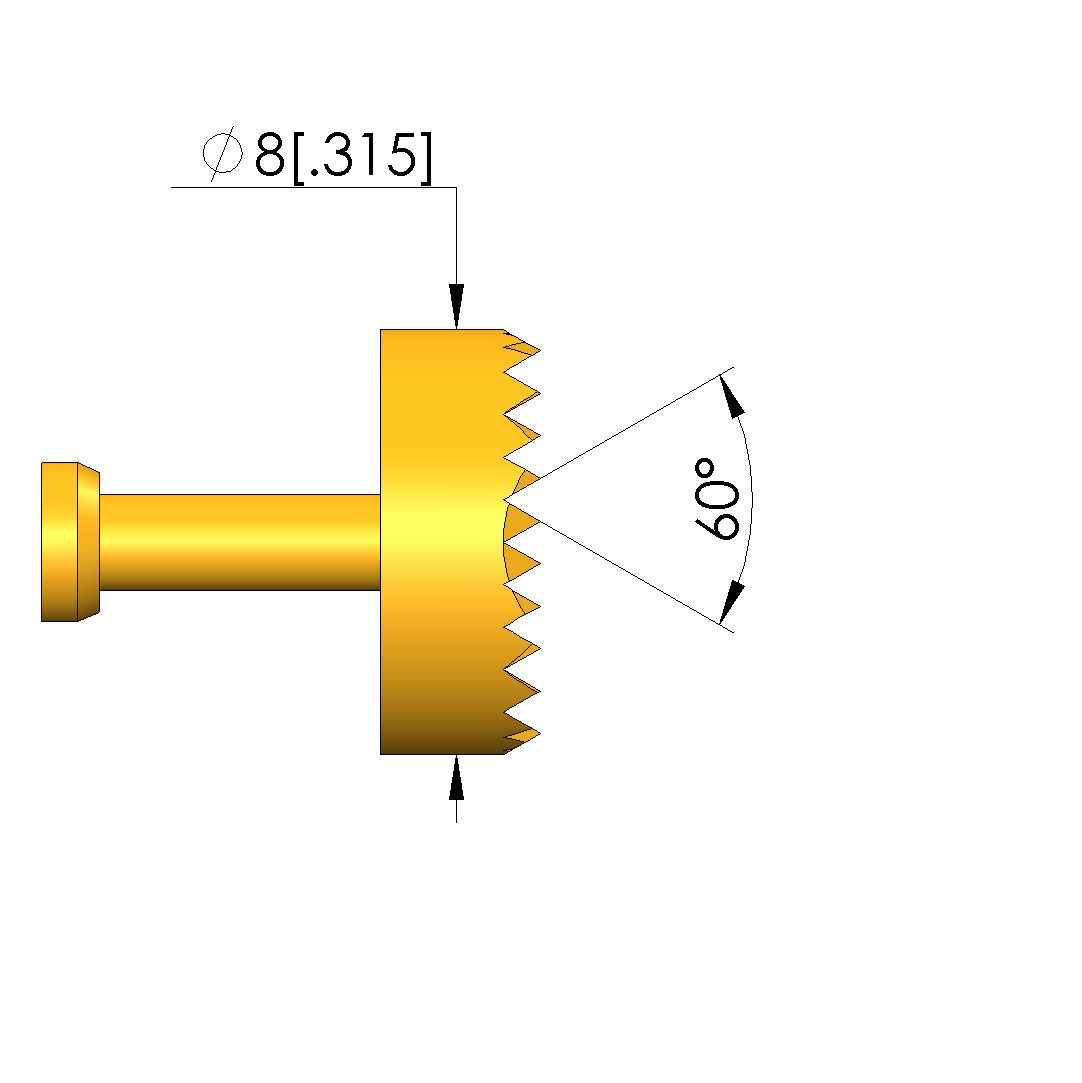 Spring-loaded Test Probe GKS-113 306 800 A 1502 C Item | INGUN