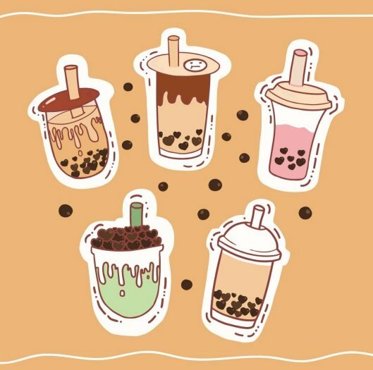 Top 100 Mẫu Sticker Trà Sữa Cute Dễ Thương, Chất, Ngầu File PNG, Vector