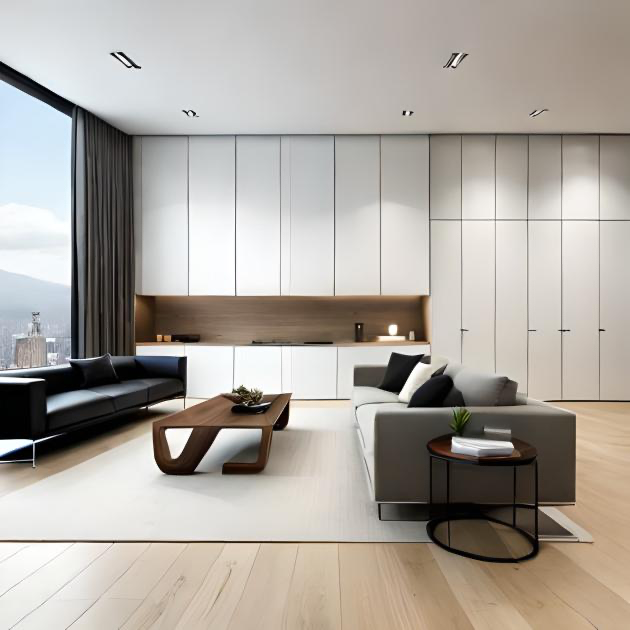 Minimalist Living Room Design Singapore | Cabinets Matttroy
