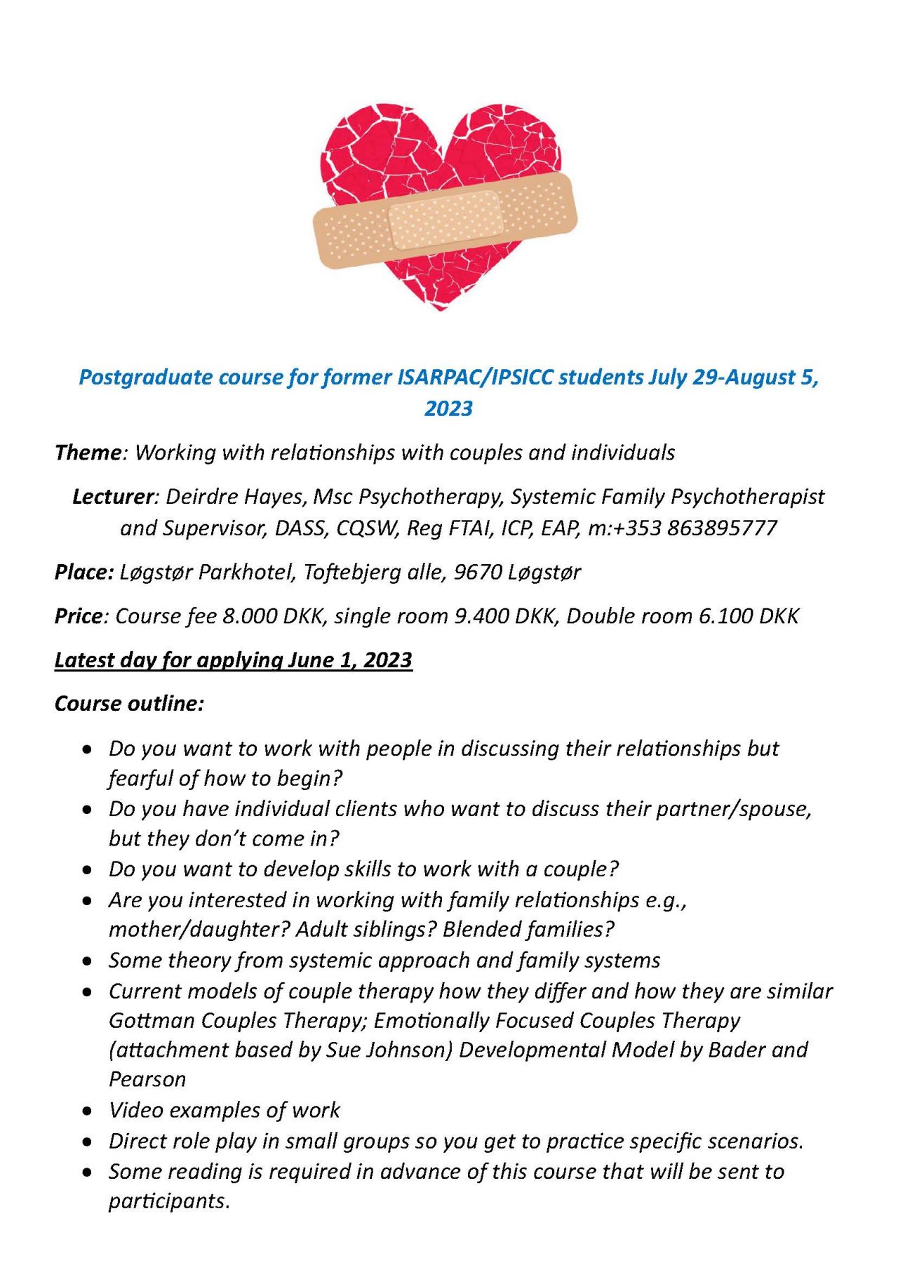 Postgraduate Summer 2023 | IPSICC- Int&#39;l Psychotherapy School In Christian Culture