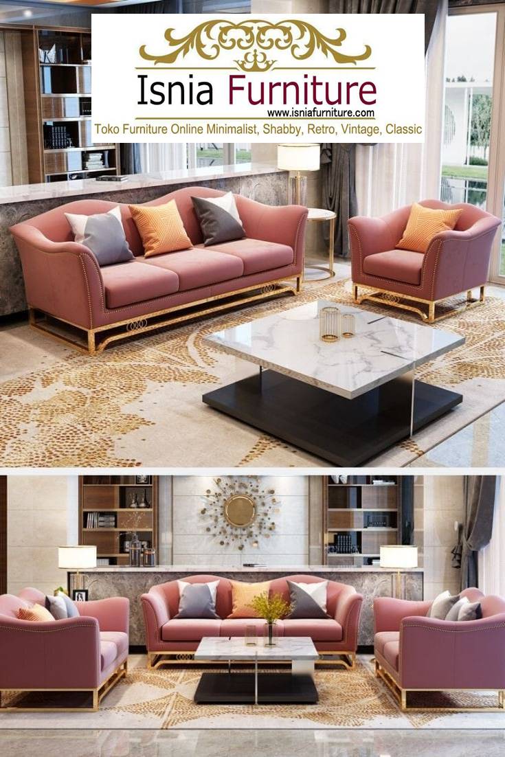 Jual Kursi Sofa Kaki Stainless Steel Mewah Model Terbaru