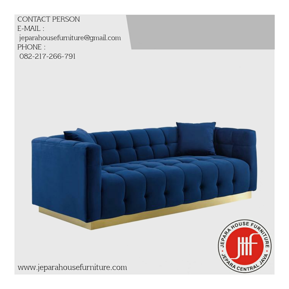 Post Modern Sofa Stainless Steel| Furniture Jepara| Jepara House Furniture