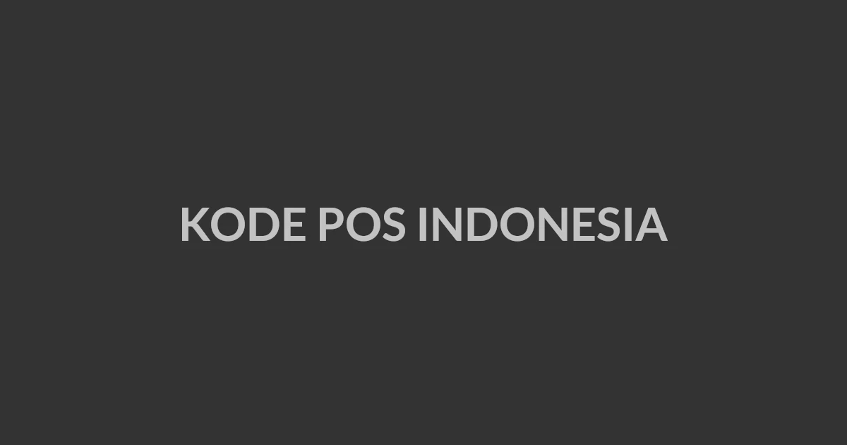 Kode Pos 25159: Kelurahan Sungai Sapih, Kecamatan Kuranji, Kota Padang, Sumatera Barat| Kode...