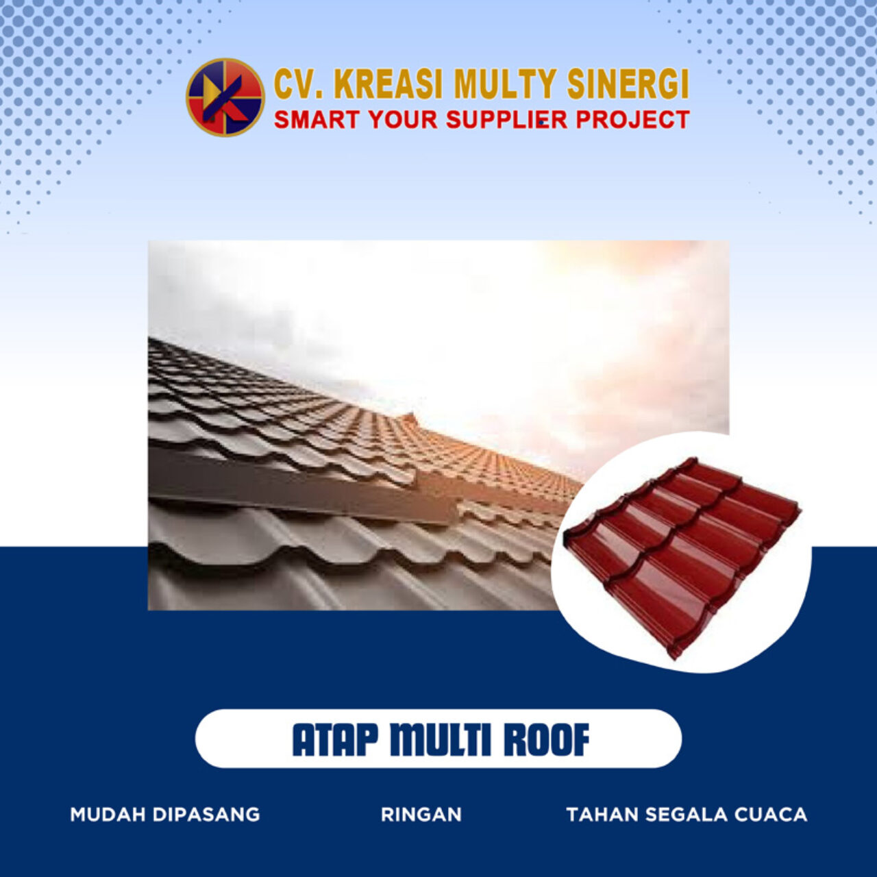 Atap Multi Roof CV. KREASI MULTY SINERGI PRODUK SEMI PERMANEN
