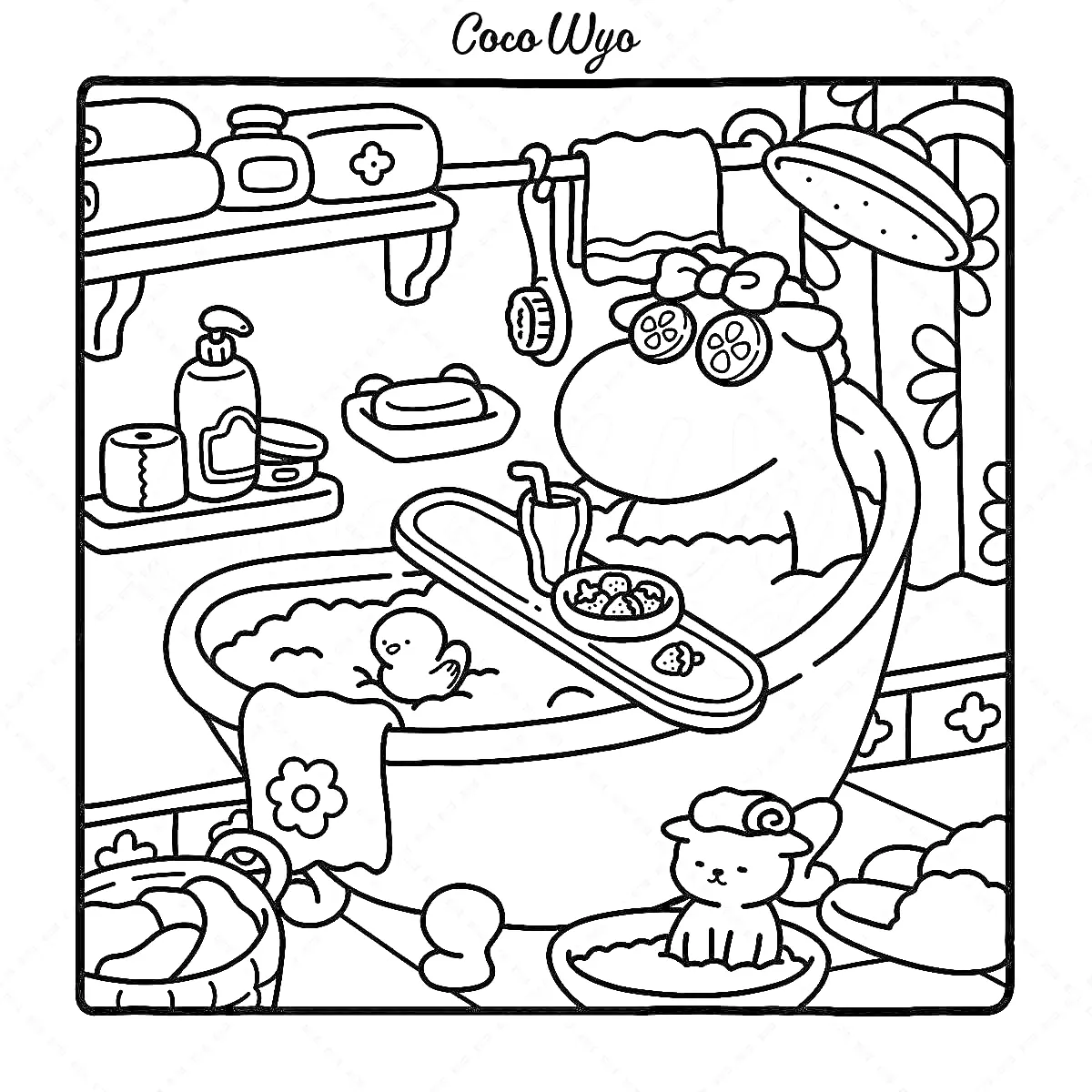 Coco Wyo Ausmalbilder 48 – Kostenlose Malvorlagen Zum Ausdrucken Und Ausmalen - Just Coloring Pages